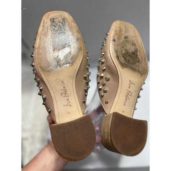 Sam Edelman Augustus Almond Toe Studded Mules women size 6 - Picture 6 of 11